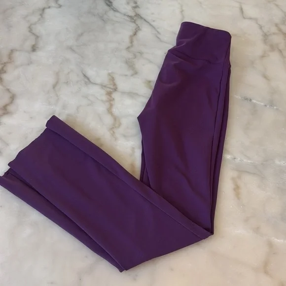 X by Gottex Deep Purple Wide Leg Leggings XS - Picture 7 of 7